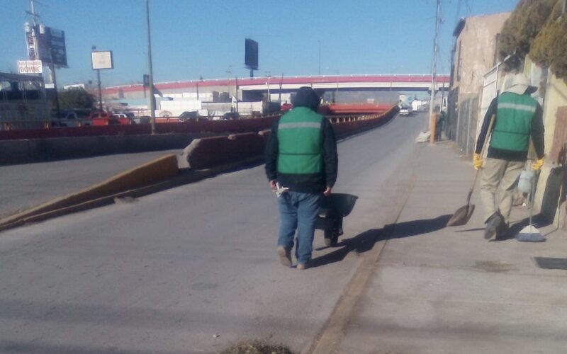 Refuerzan limpieza urbana con la Cruzada del Cambio en Ciudad Juárez