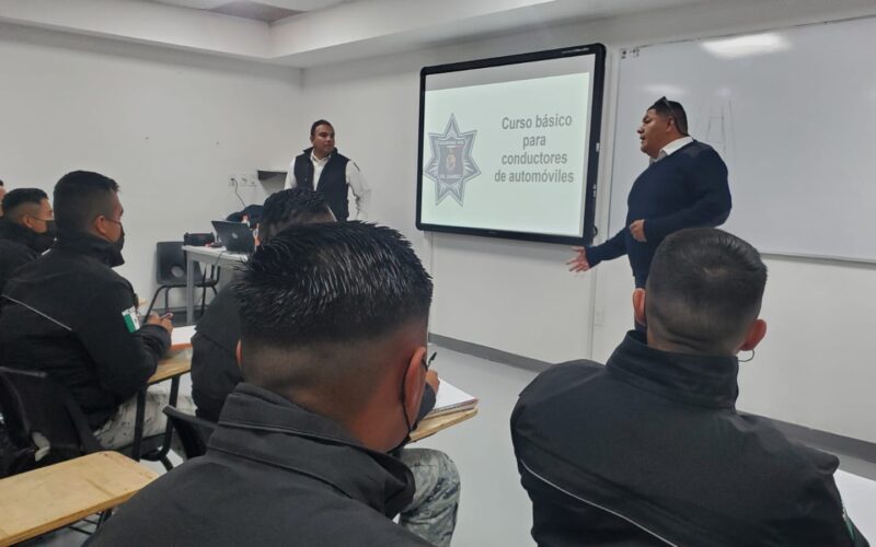 Imparte Seguridad Vial curso de Manejo Defensivo a elementos de la Guardia Nacional