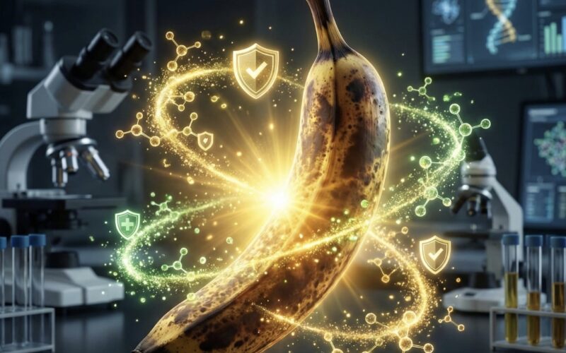 El poder nutricional del plátano muy maduro, respaldado por la ciencia