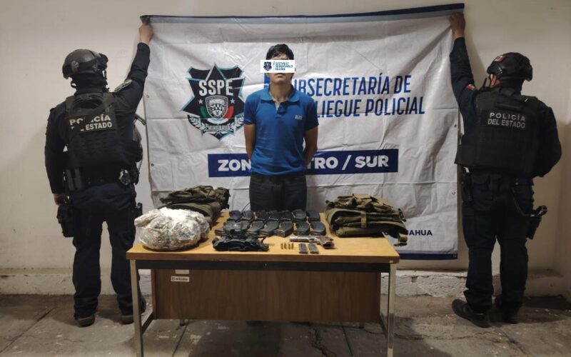 Capturan a joven armado en Guadalupe y Calvo; aseguran más de mil cartuchos – Martillo Rojo Noticias