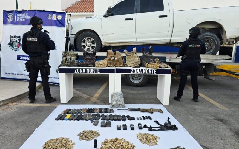 Operativo en el Valle de Juárez deja dos detenidas, droga y armamento asegurado – Martillo Rojo Noticias