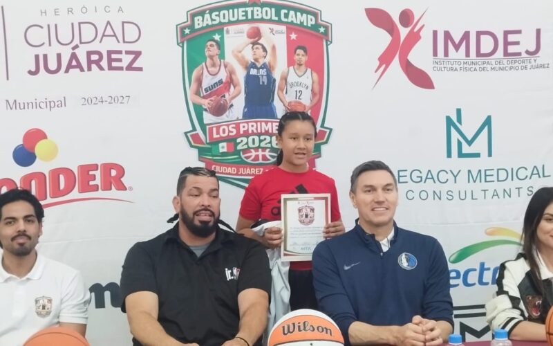 Concluye con éxito clínica de básquetbol con ex estrellas de la NBA en Ciudad Juárez