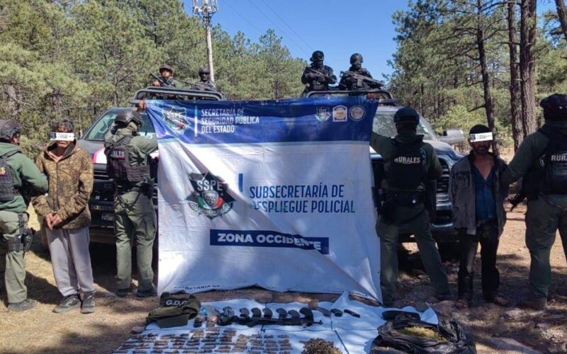 Detiene SSPE a grupo armado en Guadalupe y Calvo con arsenal y droga – Martillo Rojo Noticias