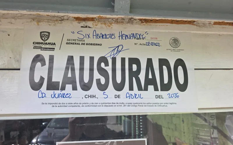 Realizan 334 inspecciones y clausuran 16 negocios por irregularidades en Chihuahua – Martillo Rojo Noticias