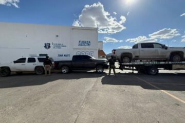 Operativo en Práxedis deja tres vehículos asegurados; dos tenían reporte de robo en EE.UU. – Martillo Rojo Noticias