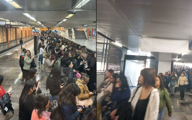 Colapsa el Metro de la CDMX en regreso a clases; usuarios reportan retrasos de hasta 30 minutos – Martillo Rojo Noticias